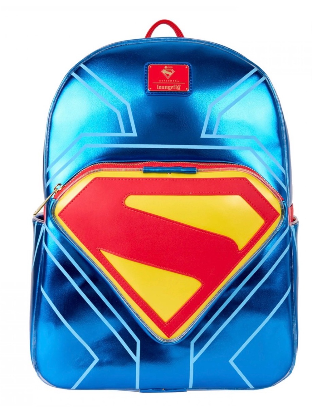 Loungefly Metallic Superman Backpack
